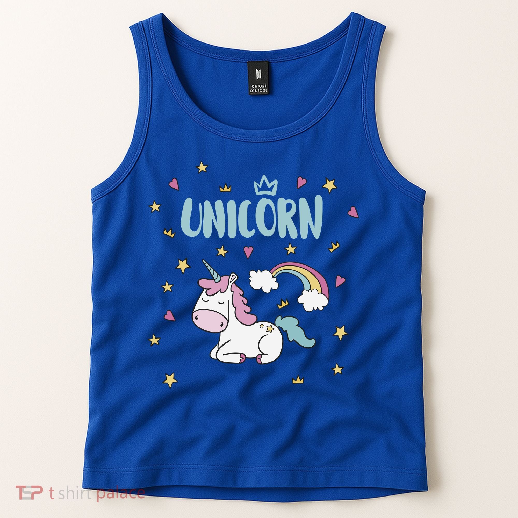 Cute Magical Unicorn Rainbow Tank Top