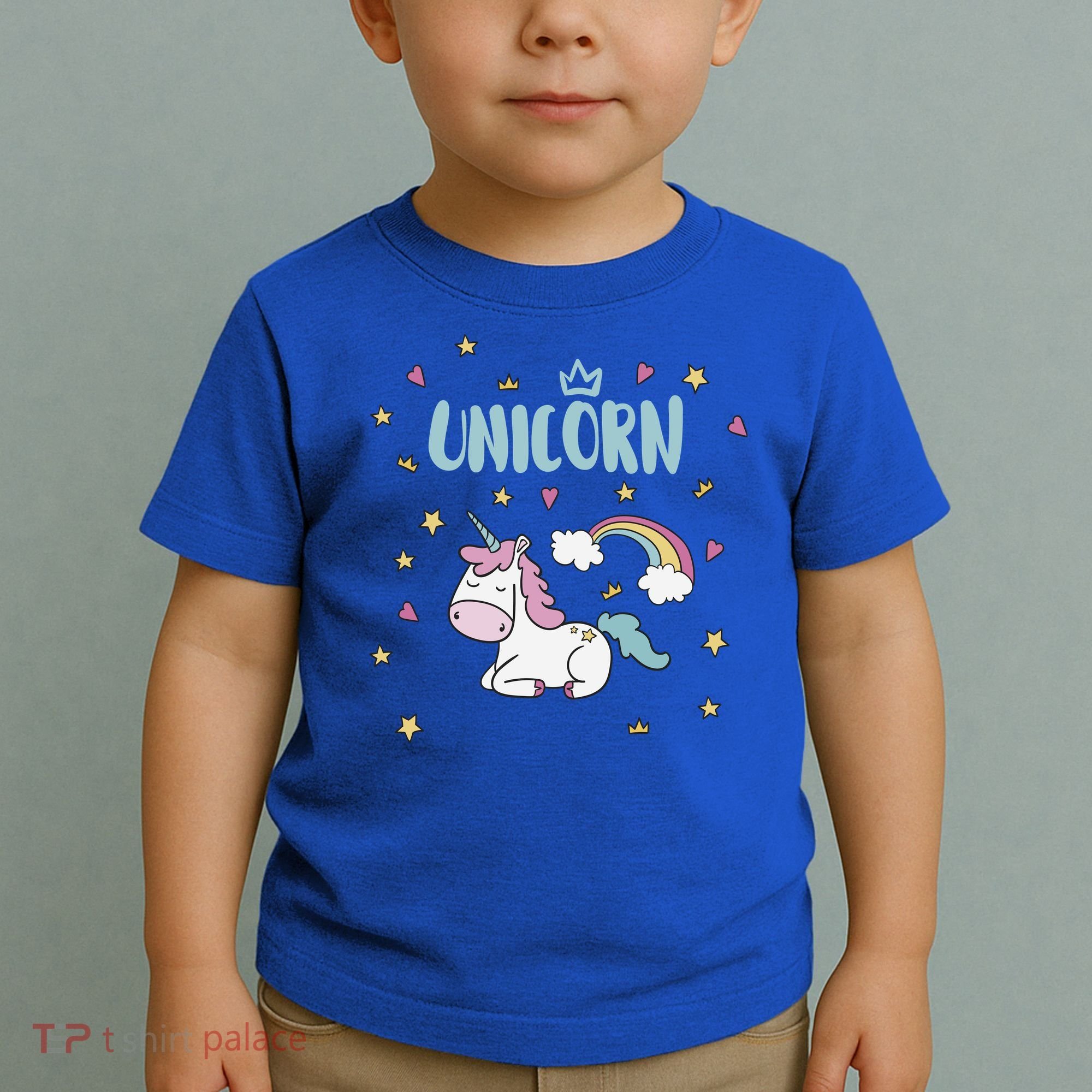 Cute Magical Unicorn Rainbow Toddler T-Shirt