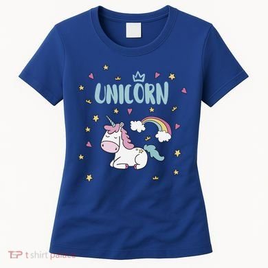 Cute Magical Unicorn Rainbow Women's T-Shirt