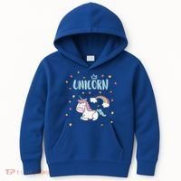 Cute Magical Unicorn Rainbow Kids Hoodie thumb 0