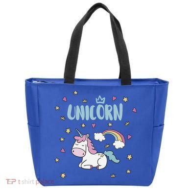 Cute Magical Unicorn Rainbow Tote Bag