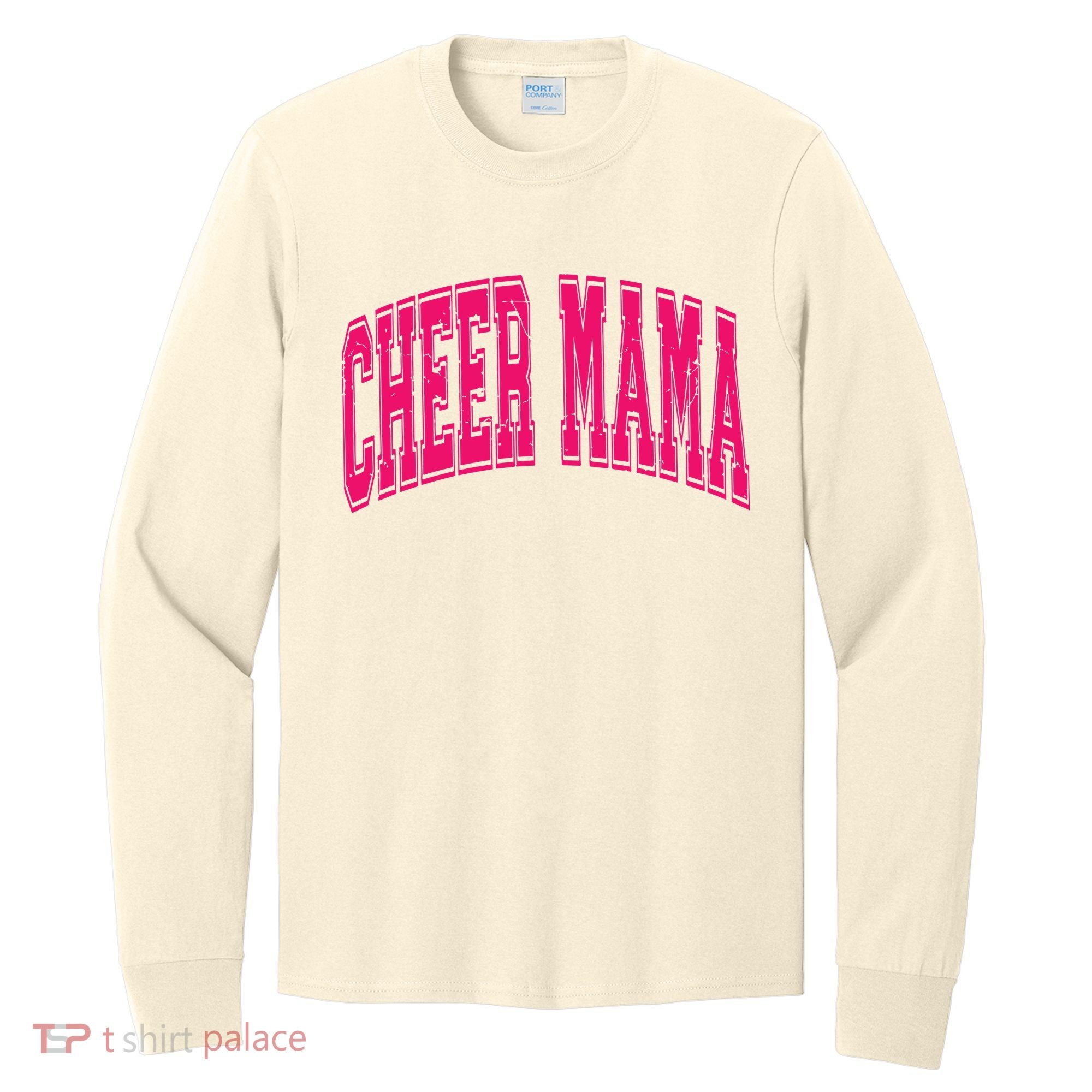 Cheer Mama Varsity Cheer Mom Game Day Mom Long Sleeve Shirt