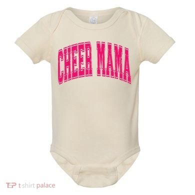 Cheer Mama Varsity Cheer Mom Game Day Mom Baby Bodysuit