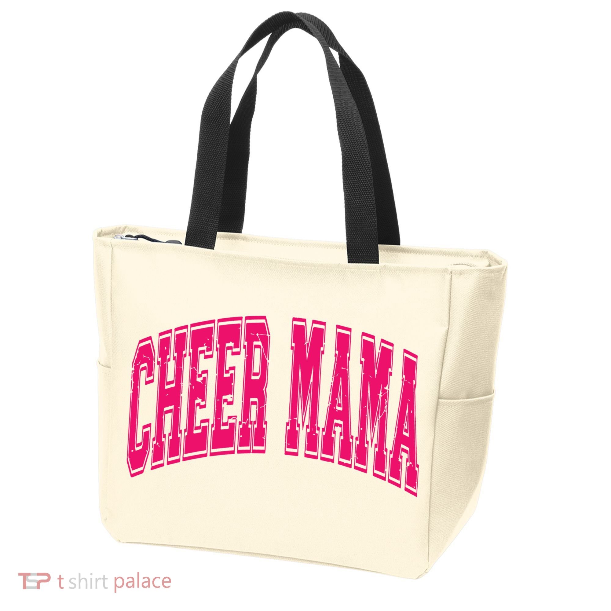 Cheer Mama Varsity Cheer Mom Game Day Mom Tote Bag