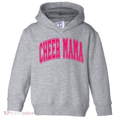 Cheer Mama Varsity Cheer Mom Game Day Mom Toddler Hoodie