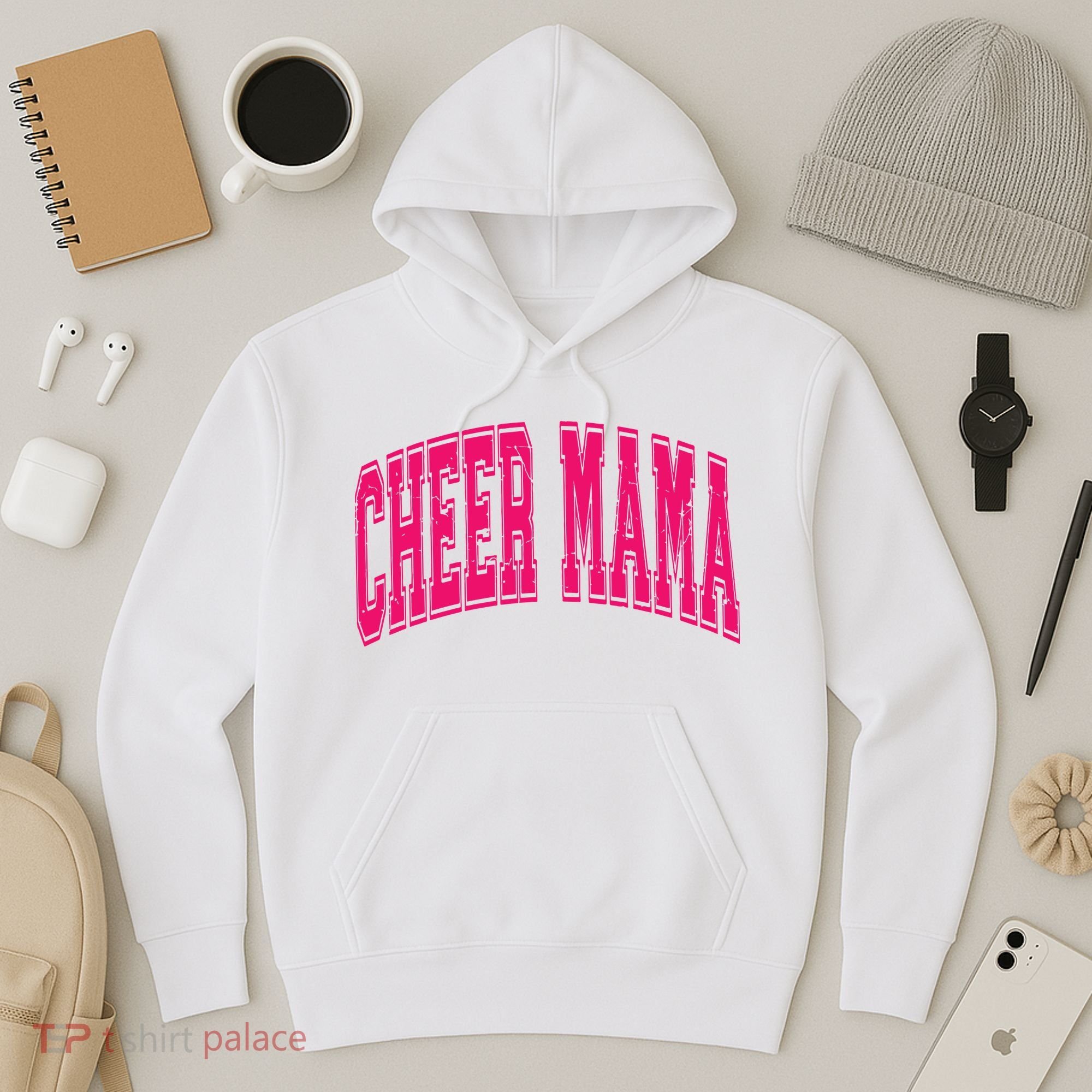 Cheer Mama Varsity Cheer Mom Game Day Mom Hoodie