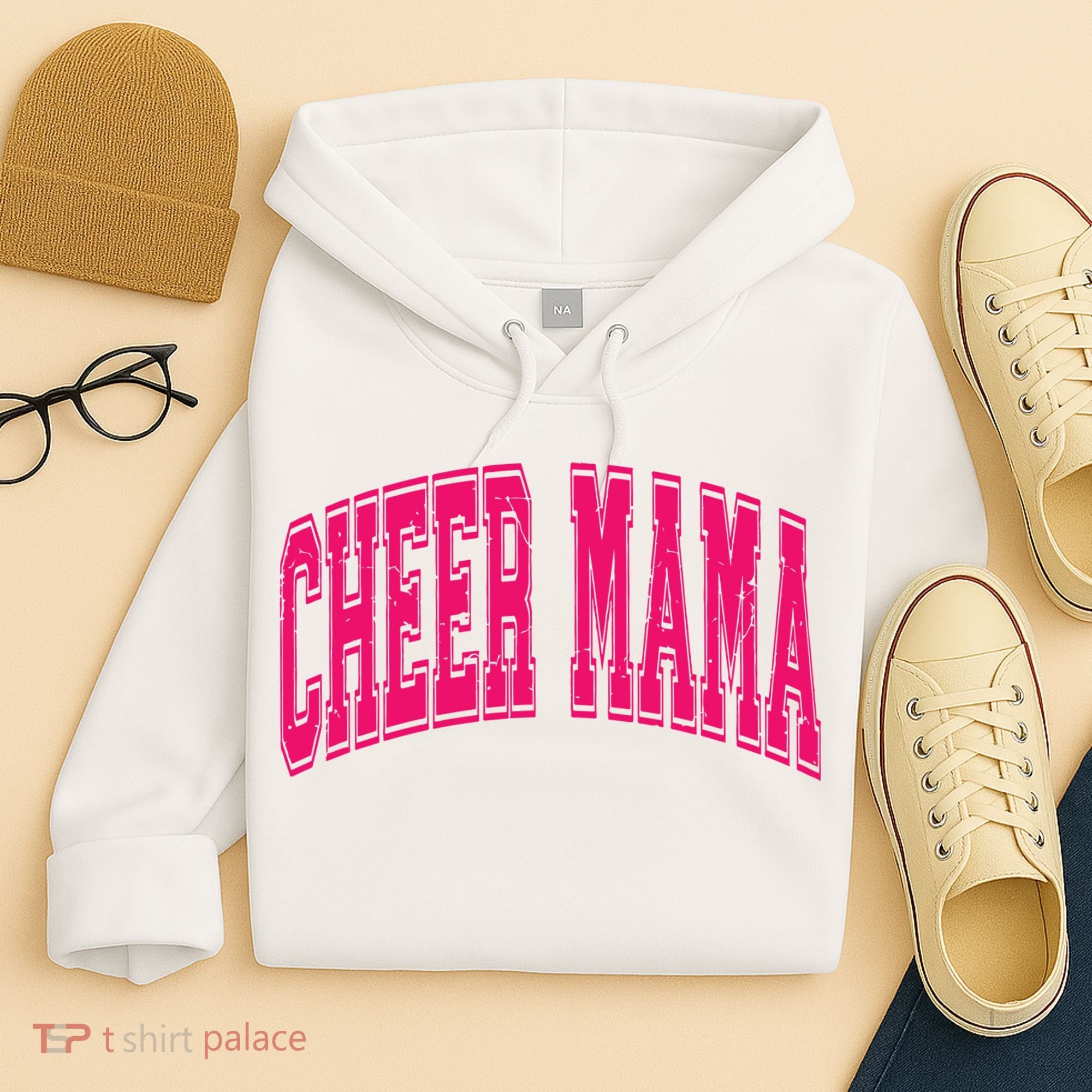 Cheer Mama Varsity Cheer Mom Game Day Mom Hoodie