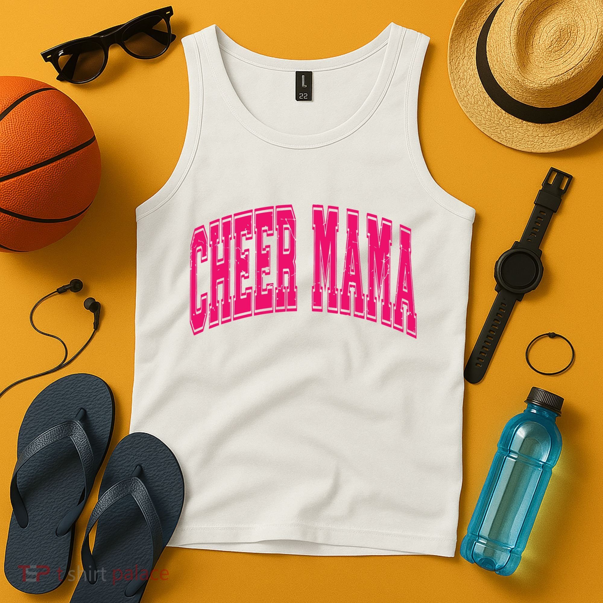 Cheer Mama Varsity Cheer Mom Game Day Mom Tank Top