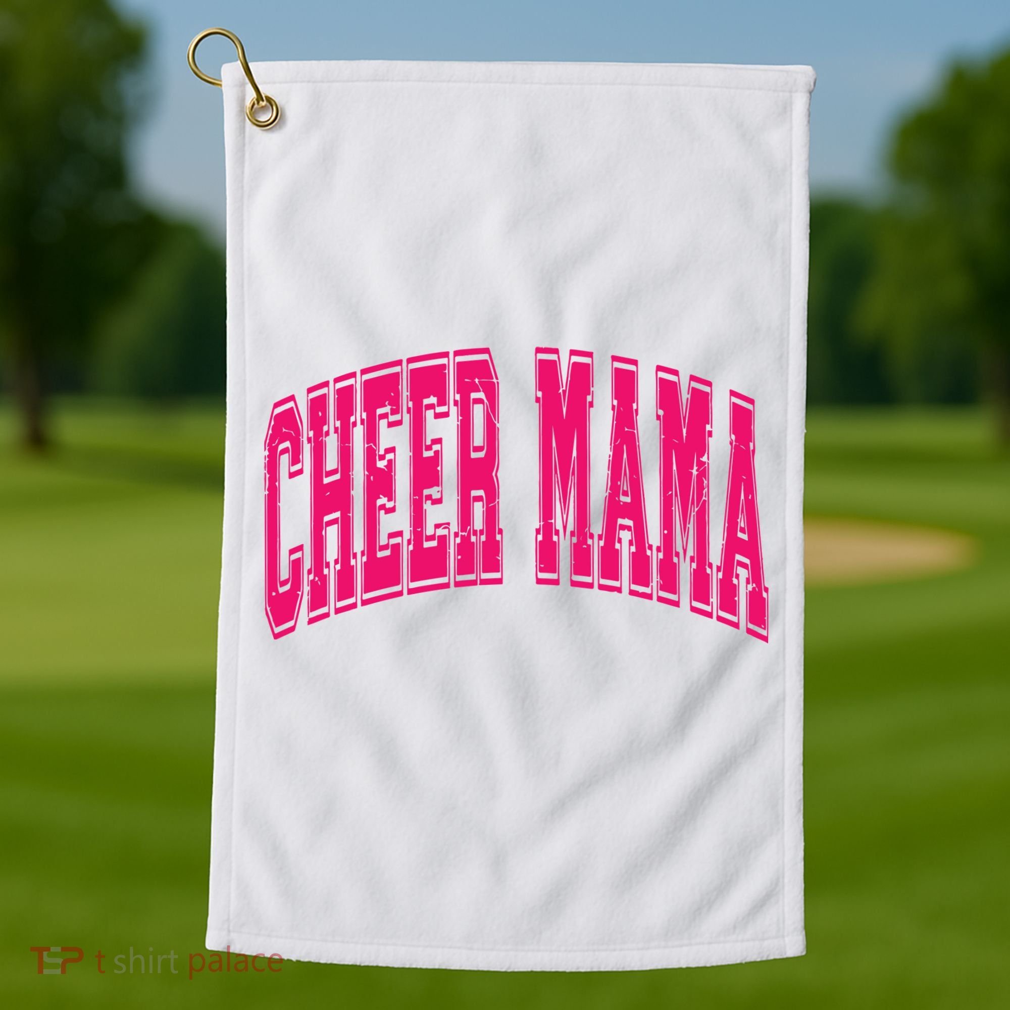 Cheer Mama Varsity Cheer Mom Game Day Mom Golf Towel