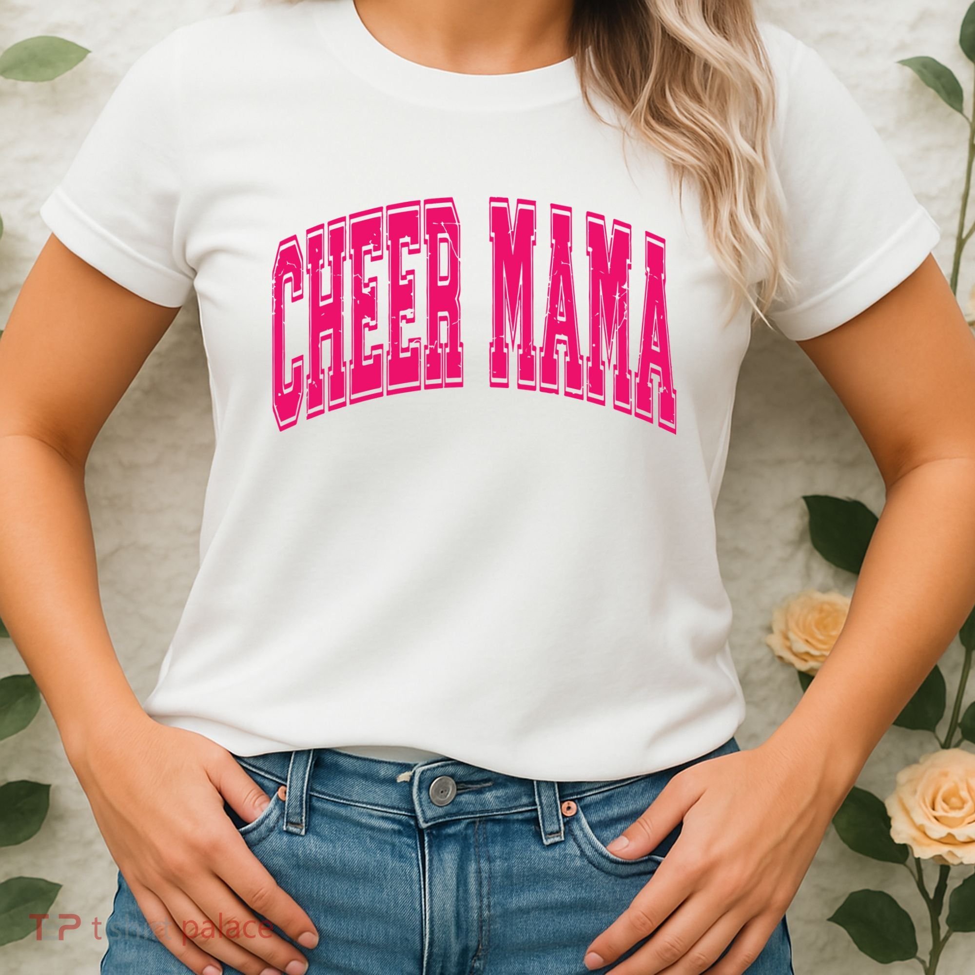 Cheer Mama Varsity Cheer Mom Game Day Mom Women's T-Shirt
