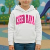 Cheer Mama Varsity Cheer Mom Game Day Mom Kids Hoodie thumb 3
