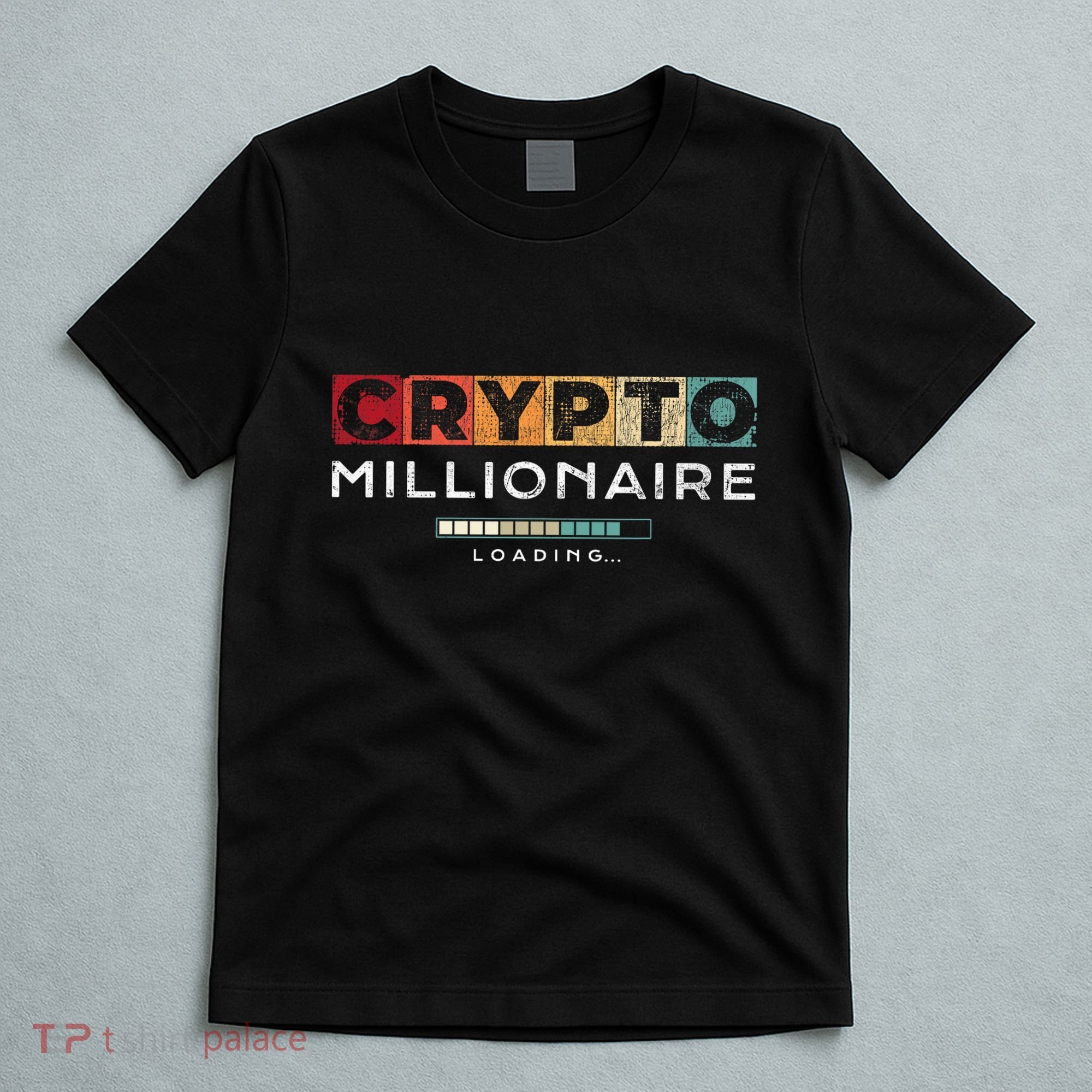 Crypto Millionaire Vintage Bitcoin Crypto T-Shirt