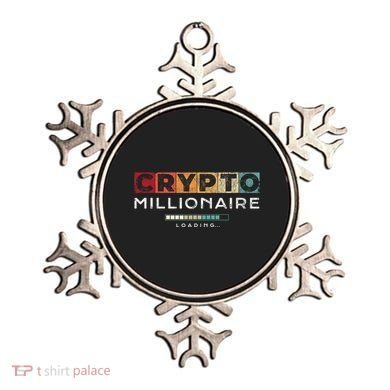 Crypto Millionaire Vintage Bitcoin Crypto Ornament