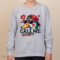 Call Me Valentines Duck Hunting Lover For Hunter Women's Sweatshirt thumb 0