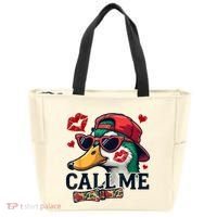 Call Me Valentines Duck Hunting Lover For Hunter Tote Bag thumb 0