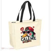 Call Me Valentines Duck Hunting Lover For Hunter Tote Bag thumb 2