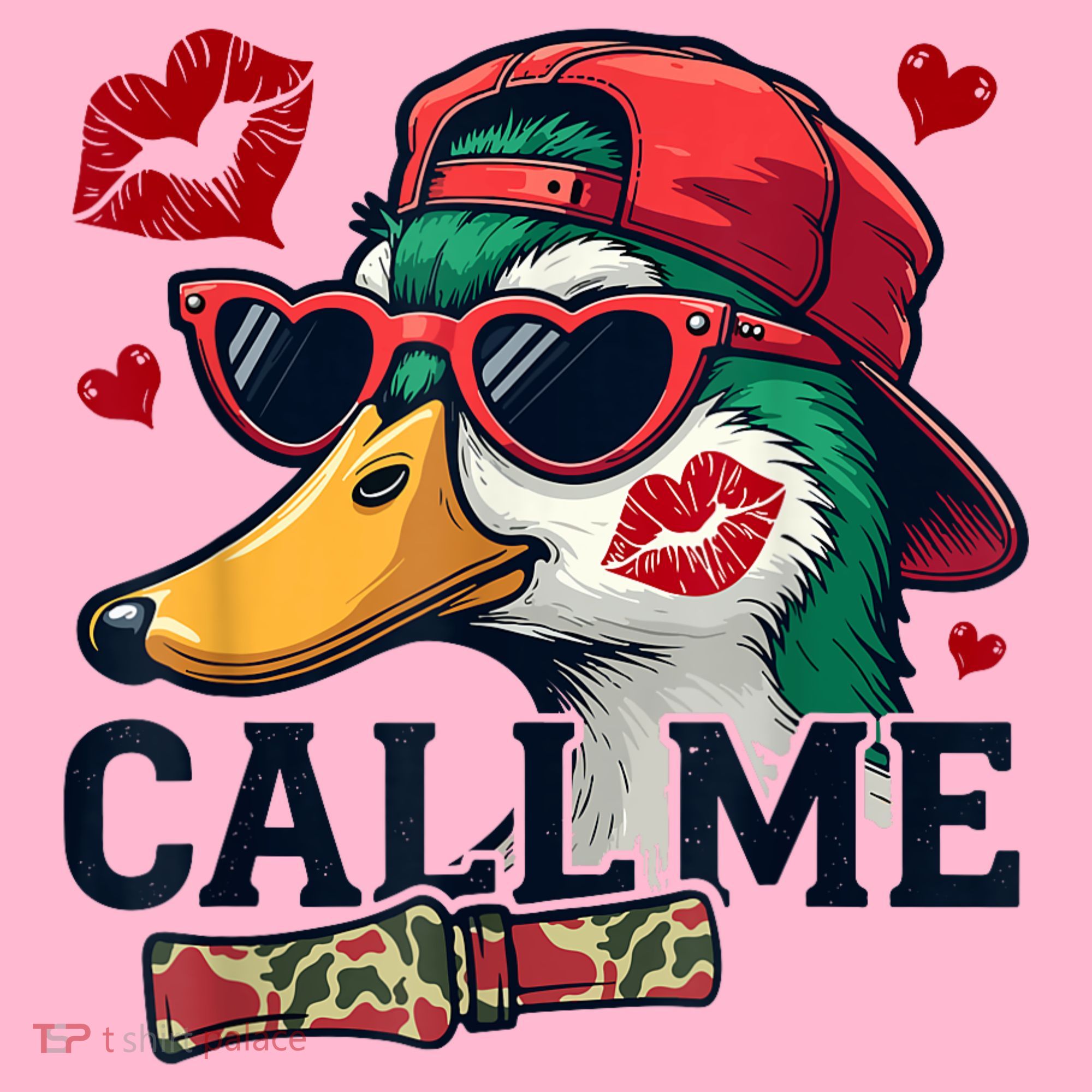 Call Me Valentines Duck Hunting Lover For Hunter Coaster