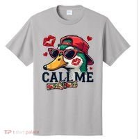 Call Me Valentines Duck Hunting Lover For Hunter T-Shirt thumb 0