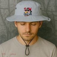 Call Me Valentines Duck Hunting Lover For Hunter Bucket Hat thumb 2