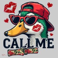 Call Me Valentines Duck Hunting Lover For Hunter Mousepad thumb 1