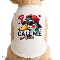 Call Me Valentines Duck Hunting Lover For Hunter Doggie Tank thumb 0