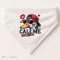 Call Me Valentines Duck Hunting Lover For Hunter USA-Made Doggie Bandana thumb 0