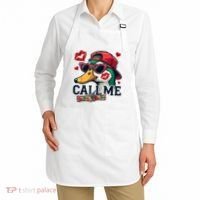 Call Me Valentines Duck Hunting Lover For Hunter Apron thumb 2