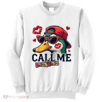 Call Me Valentines Duck Hunting Lover For Hunter Sweatshirt thumb 0