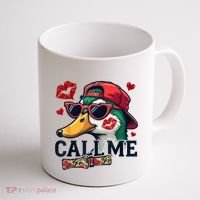 Call Me Valentines Duck Hunting Lover For Hunter Coffee Mug thumb 1