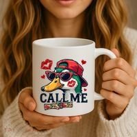 Call Me Valentines Duck Hunting Lover For Hunter Coffee Mug thumb 3