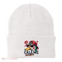 Call Me Valentines Duck Hunting Lover For Hunter Beanie thumb 0
