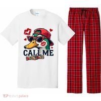 Call Me Valentines Duck Hunting Lover For Hunter Pajama Set thumb 0