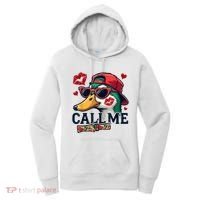 Call Me Valentines Duck Hunting Lover For Hunter Women's Hoodie thumb 0