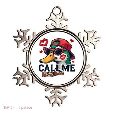 Call Me Valentines Duck Hunting Lover For Hunter Ornament