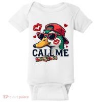 Call Me Valentines Duck Hunting Lover For Hunter Baby Bodysuit thumb 0