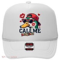 Call Me Valentines Duck Hunting Lover For Hunter Hat thumb 0