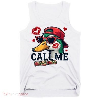 Call Me Valentines Duck Hunting Lover For Hunter Tank Top
