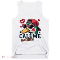 Call Me Valentines Duck Hunting Lover For Hunter Tank Top thumb 0
