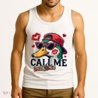 Call Me Valentines Duck Hunting Lover For Hunter Tank Top thumb 3