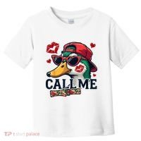 Call Me Valentines Duck Hunting Lover For Hunter Toddler T-Shirt thumb 0