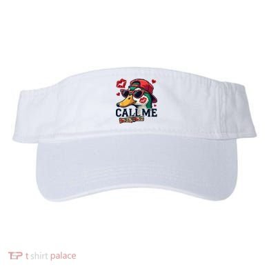 Call Me Valentines Duck Hunting Lover For Hunter Visor