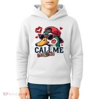 Call Me Valentines Duck Hunting Lover For Hunter Kids Hoodie thumb 4