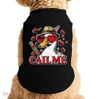 Call Me Valentines Duck Hunting Lover For Hunter Doggie Tank thumb 0