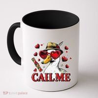 Call Me Valentines Duck Hunting Lover For Hunter Coffee Mug thumb 0
