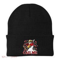 Call Me Valentines Duck Hunting Lover For Hunter Beanie thumb 0