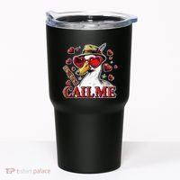 Call Me Valentines Duck Hunting Lover For Hunter Tumbler thumb 0