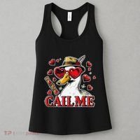 Call Me Valentines Duck Hunting Lover For Hunter Women's Tank Top thumb 3