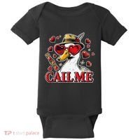 Call Me Valentines Duck Hunting Lover For Hunter Baby Bodysuit thumb 0