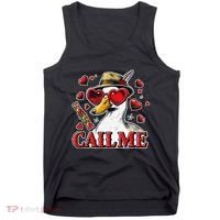 Call Me Valentines Duck Hunting Lover For Hunter Tank Top thumb 0