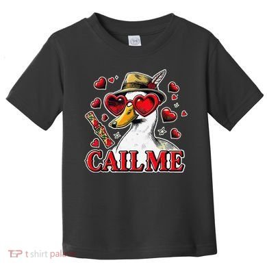 Call Me Valentines Duck Hunting Lover For Hunter Toddler T-Shirt